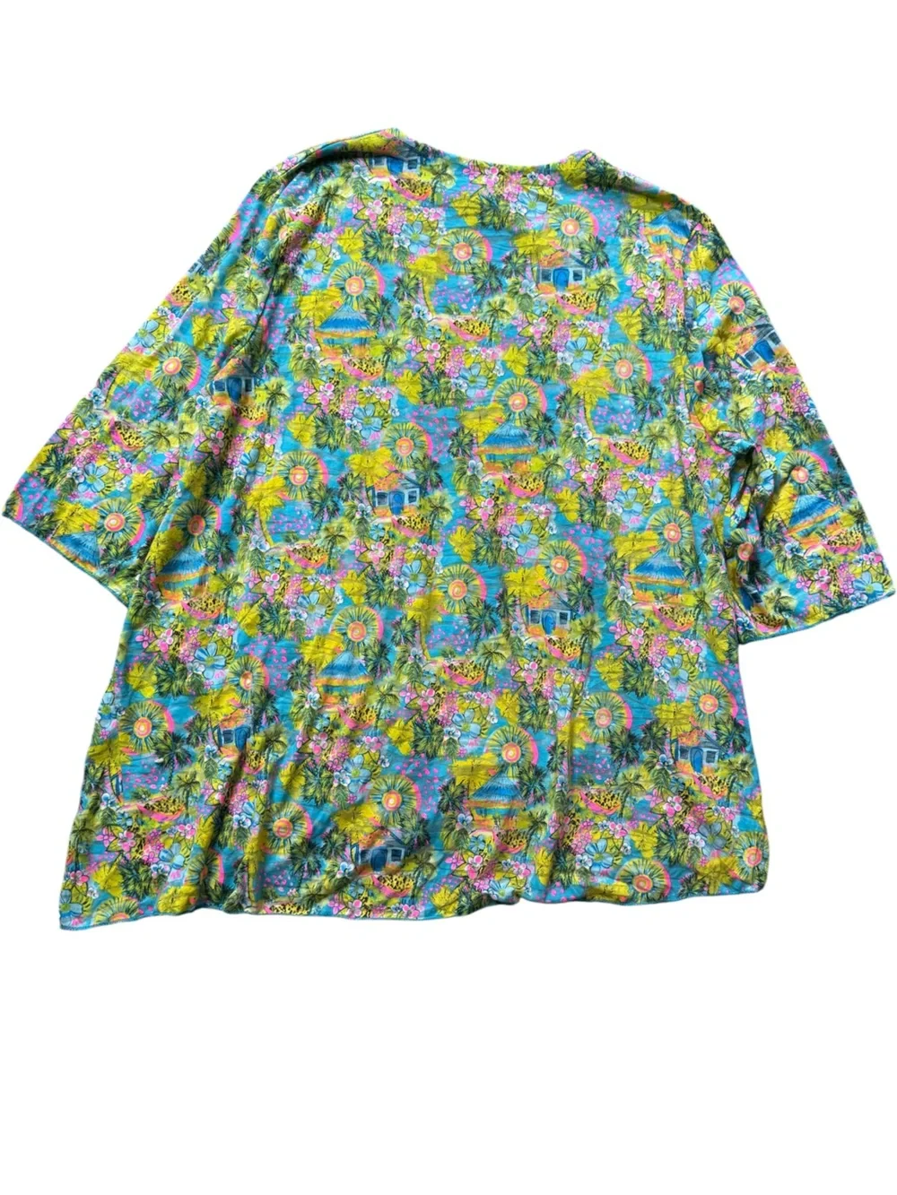 Lulu-B Island Getaway Asymmetric Tunic size 2X NWT